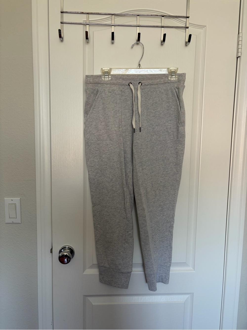 Grey Drawstring Jogger Pants